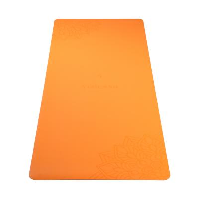 China Mats Eco Friendly 4mm Custom Yogamat Exercise Gym PU Rubber Yoga Mat for sale