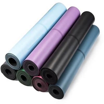 China Factory Free Sample Travel Anti Non Slip Custom Logo Yogamat Eco Friendly Natural Rubber PU Natural Rubber Yoga Mat for sale