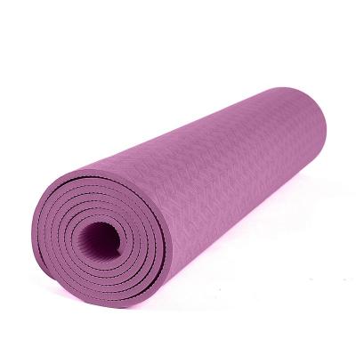 China Waterproof Wholesale Customized 6mm Eco Friendly Cheap Folding Non Slip Printing Strip Yoga Mat for sale