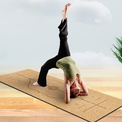 China Eco Friendly Eco Friendly Manufacturer Organic Cork Yoga Mat for sale