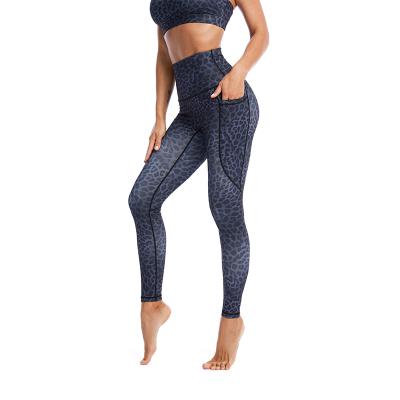 China 2021 New QUICK DRY QUICK DRY Women Printing Seamless High Waist Yoga Cuffs Tummy Control Booty Compression Pants Butt Lift Yoga Pants for sale