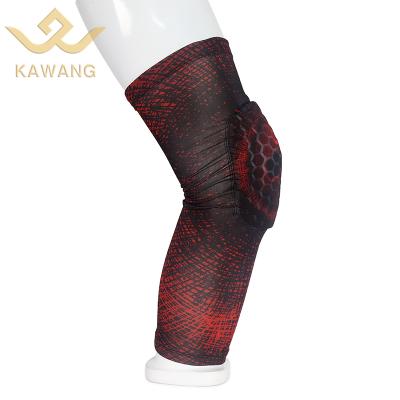 China High Elastic Custom Gym Compression Basketball Protective High Elastic Knee Brace With Pad for sale