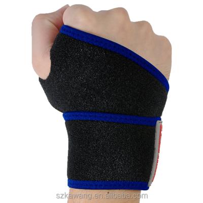 China Sports Neoprene Weightlifting Fitness Accessories Adjustable Elasticity Wrist Wraps Adjustable Wrist Wraps for sale