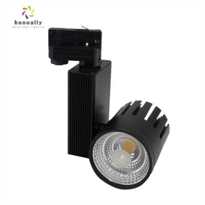 China Popular retail shop classic for shops 3wire 4wire 6wire 10w 20w 30w 40w 50w COB led track light for sale