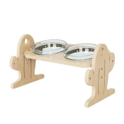 China Support Room Space Selection Adjustable Raised Double Pet Bowl for Dogs and Cats for sale