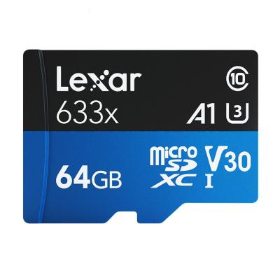 China Micro SD Card For Phone/Tablet PC/Camera/DVR/GPS Class10 Wholesale Lexar 633x U3 Micro SD Card 64gb 128gb 256gb 512gb 32gb Memory Card For Phone for sale