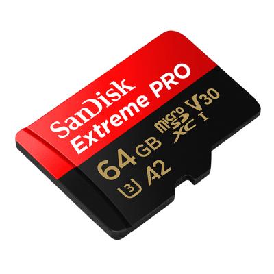 China 100% Plastic Original SanDisk SD Card 64gb 128gb 256gb Extreme Micro Memory Card Pro Up To 170m/s C10 A2 V30 U3 With Adapter for sale