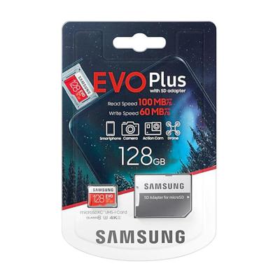 China Wholesale Mobile Phone 100% Authentic Samsung 32gb 64gb 128gb 256gb Tf Micro SD Flash Cards Evo Plus Class 10 U1 U3 Memory Card for sale