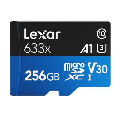 China Micro SD card for Phone/Tablet PC/Camera/DVR/GPS Original C10 U3 U1 SD Card 633x Tf Micro Flash Card 100% Lexar 256gb 512gb 64gb 32gb 128gb for the phone for sale