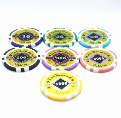 China Home Poker Chip for Texas Holdem Blackjack Gambling Casino Chips (11.5 grams) for sale