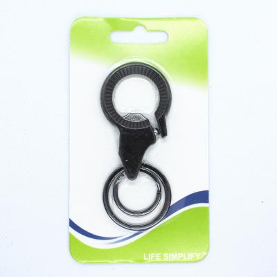 China Good Quality Metal Key Chain and Fashion Bottle Opener Key Holder with 2pcs Key Rings for sale