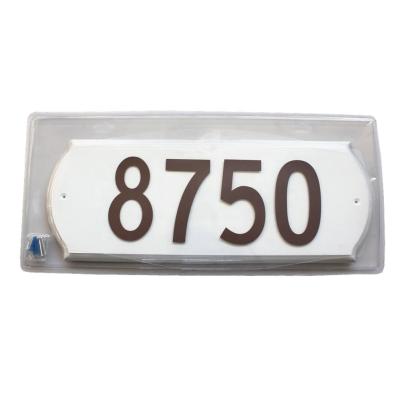 China Paintable USA Address Plaque Show Your Custom Address and Street Name House Number Sign Fashion Sign for sale