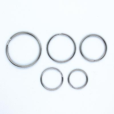 China Promotion Gift Lead Free Nickel Plated Steel Round Split Ring Key Rings - Various Specification for sale