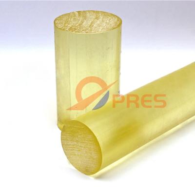 China Engineering Plastics Amber PSU Polysulfone Rod Plate Sheet Bar Machining for sale