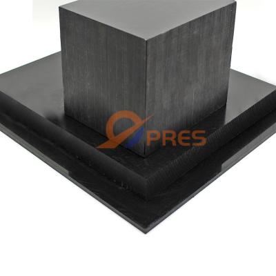 China 10% carbon fiber reinforced  black color CF10 pps sheet for sale