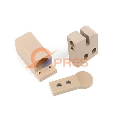 China Low friction coefficient and friction resistant natural color peek slider for sale