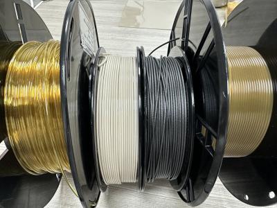 China 1.75mm 3D Printing Filament in PEI Resin Amber Color with High Tensile Modulus of 3850Mpa for sale