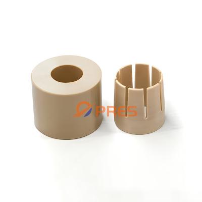 China Low Noise Friction Resistance PEEK Shaft Sleeve with Customized Abrasion Resistance for sale