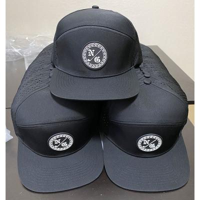 China COMMON Wholesale Custom snapback cap trucker hats Perforated melin hat waterproof laser cut hole perforated hat for sale