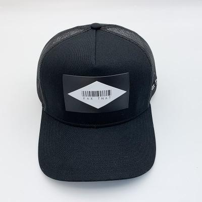 China COMMON Oem Custom Logo hip hop baseball cap 5 panel custom trucker hat puff print for sale