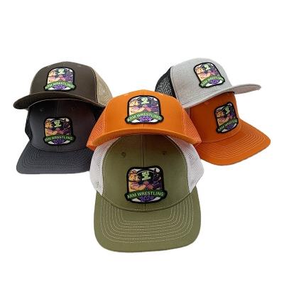 China COMMON Custom embroidery logo ny mesh cap 6 panel Richardson 112 velvet trucker hat for sale