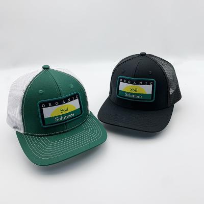 China 6-Panel Hat Custom embroidery logo mesh fabric for caps 6 panel Richardson 112 blank trucker hats for sale