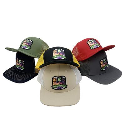 China COMMON high quality custom plain snapback cap 6 panel Richardson 112 suede trucker hat blank for sale