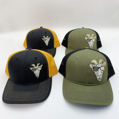 China COMMON Oem Custom Logo sports cap 6 panel Richardson 112 trucker hat personnalisable for sale