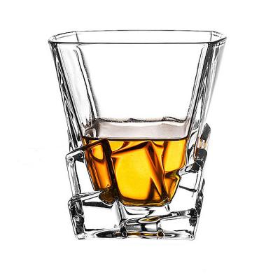 China Crystal Carved 300ml Custom Creative Customizable Vodka Whiskey Glass Tumbler for sale