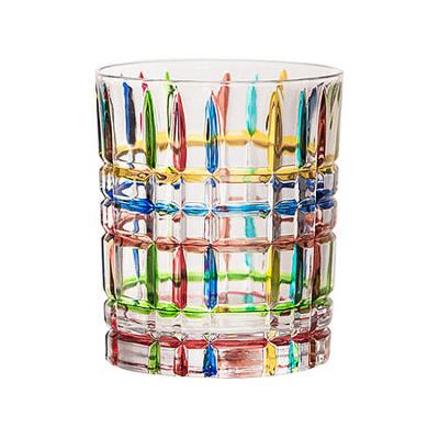 China Customizable pure hand painted to support customization of whiskey personalized coloring glass glass for sale