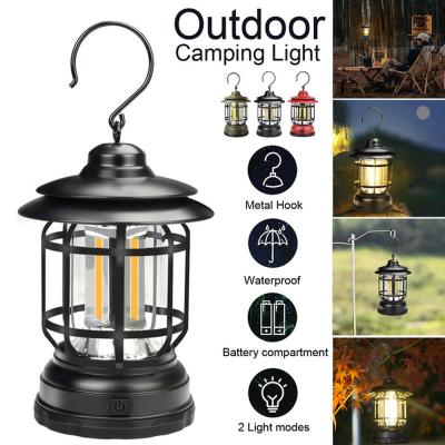 China Wholesale Hot Ningbo Vintage Light Vintage Hook Hanging Camping Refill Tent Light Light for sale