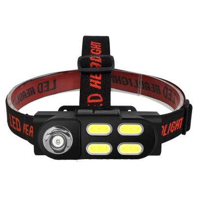 China Mini Rechargeable Emergency Lamp Headlamp Headlamp Portable Led Headlamp With Belt Battery for sale