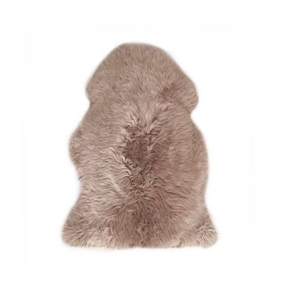 China OEM Service OEM Faux Fur Blankets Plush Faux Fur Rug Anti-Slip Gray Sheepskin Blanket Synthetic Fur Rug for sale