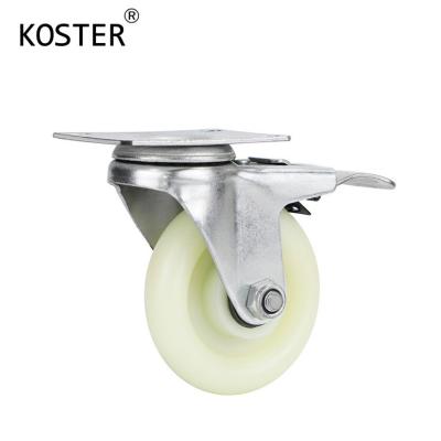 China 3inch 4inch 5inch Nylon Industry Duty Caster with Rotating Wheel Load 100kg/110kg/130kg for sale