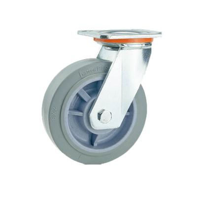 China Customization 4 Inch Swivel Zinc Plated Industrial Wheel Caster for Customized Request for sale