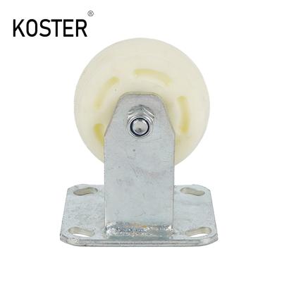 China Industrial Caster Wheel 2 Inch Fixed PU Material MW Caster Heavy Duty Rotating Wheel for sale