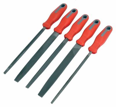 China Hand Tools Section Shape Round 16 PCS High Carbon Steel File Set with Customized Logo for sale