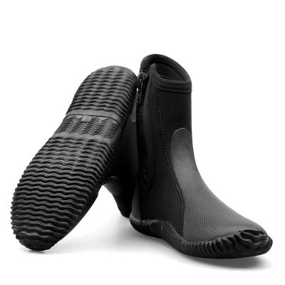 China Foot Protective Safety Socks / Waterproof Surfing Warm Diving Boots / Shoes 5mm Neoprene for sale