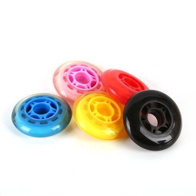 China Wear-resistant 70mm indoor/outdoor roller skate wheels 68mm 69mm training wheels for scooters for sale