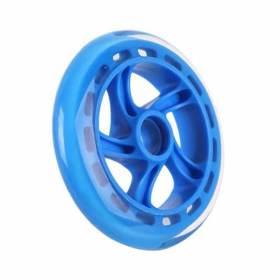 China 120mm Scooter Replacement Wear Resistant Wheels With Bearings Scooter Wheels for sale