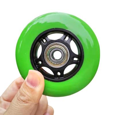 China Hot Selling 85A 80mm Wear-resistant High Quality 80mm*24mm High Rebound Skate Integrated Wheels for sale