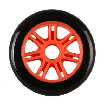 China Wear Resistant Scooter Wheels 125mm With Bearings Scooter Replacement Wheels 120mm Kick Scooter Wheel Set for sale