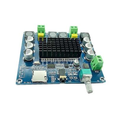 China Built-in AUX potentiometer. Household Desktop XH-A105 TDA7498 Digital Power Amplifier Board Ultra Long Range Support 100W for sale