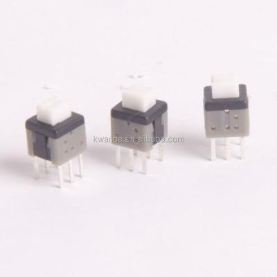 China Telecommunication 6 Pin Push Button Switch 5.8x5.8 for sale