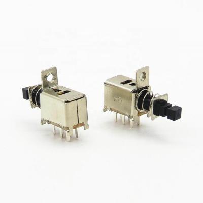 China Industrial 2 Pole 2 Way Push Switch 6 Pin for sale