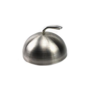 China Sustainable Popular Design Stainless Steel Dome Fresh Food Cover With Handle for sale