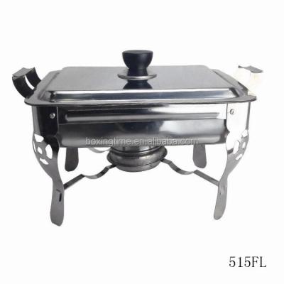 China Food Warmmer Stainless Steel Buffet Stove Chafing Dish Furance Chafing Dish Buffet Serving Dish for sale