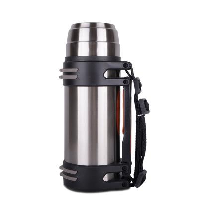 China Large Capacity PORTABLE Wide Mouth Pot 304 Stainless Steel Insulated Bottle Jar For Outdoor for sale