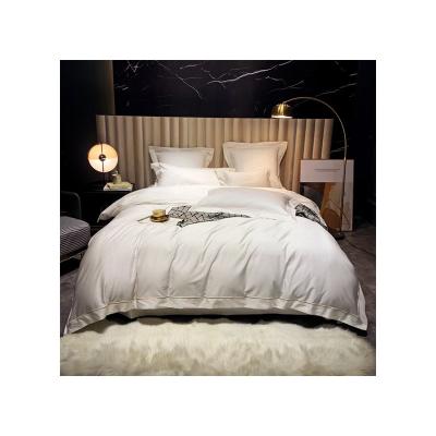 China European and American style production of durable 100% cotton sateen bedding set for hotel bedding for sale