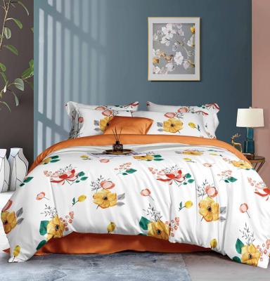 China 100% Reactive Printing Polyester Textile Anti-static Anti-pilling Home Duvet Cover Bedding Set for sale